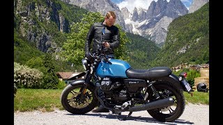 Moto Guzzi V7 III Stone  Reviewed on Italian roads [upl. by Edison]