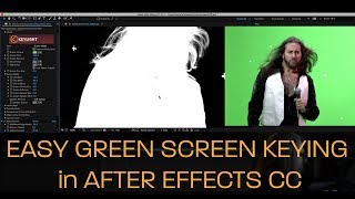 Easy Green Screen Keying in After Effects CC [upl. by Aseena]