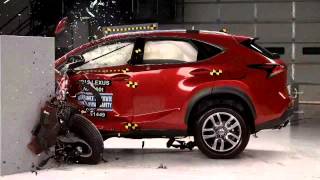 20152020 Lexus NX200tNX300h Hybrid IIHS SmallOverlap Crash Test [upl. by Naira]