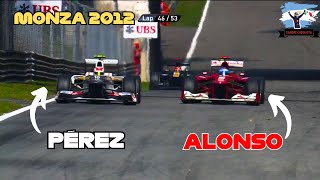 Checo Pérez Sobrepasando Ferraris Con Un Sauber  Monza 2012 Onboard [upl. by Myrna]