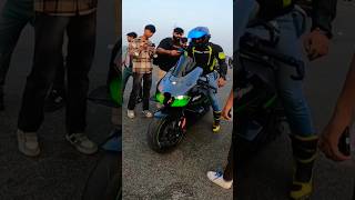 Zx10r sound💥ktmrc125rc390zx10rninjah2rHayabusahyperriderktmlovershotsviralshortytshots [upl. by Ahsienor]