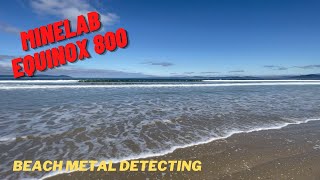 Minelab Equinox 800  Australian Beach Metal Detecting in Winter [upl. by Idhem]