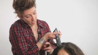 How to Straighten Hair with a Flat Iron  Cute Hairstyles [upl. by Nylidnam163]