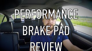 StopTech Street Performance Brake Pads REVIEW BMW e46 track test [upl. by Haymes]