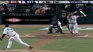 2006 WS Gm1 Pujols hits his first World Series homer [upl. by Herby141]