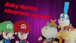 Baby Marios Sleepover Party  Super Mario Richie [upl. by Natsirhc]