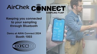 SKC AirChek® Connect Sampling Pump – Stay Connected to Your Sampling [upl. by Deppy836]