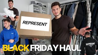 HUGE REPRESENT Mens Clothing TryOn Haul  Black Friday SALE 2022 [upl. by Ayahsal]