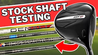 Titleist GT Driver Stock Shaft Test  DETAILED GT2 GT3 GT4 [upl. by Dhiman]