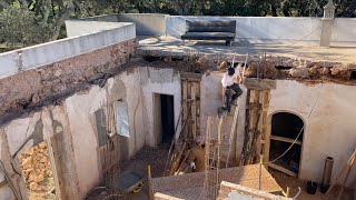 SUPPORTS FOR FLAT ROOF  Rendering the Cistern water tank  144 [upl. by Nodnorb]