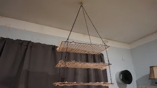 DIY Hanging Herb Drying Rack [upl. by Eustazio]