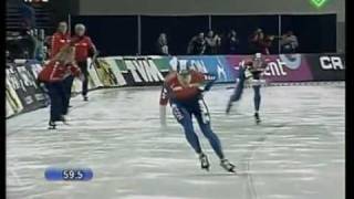 World Single Distances Championship 2007 1500m Jan Bos vs Erben WennemarsFLV [upl. by Eniamahs]