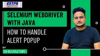 Selenium Webdriver with Java How to Handle Alert popup [upl. by Olive]