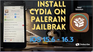 How to Install Cydia on Palera1n Jailbreak  iOS 156  163 Latest iOS [upl. by Gilliette]