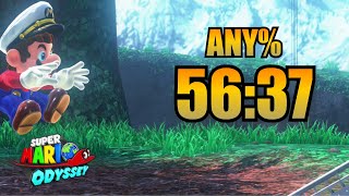 fWR Super Mario Odyssey Any Speedrun in 5637 [upl. by Ayk]