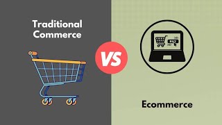 Difference between Traditional Shopping and B2C businesstocustomer ecommerce [upl. by Norraf]