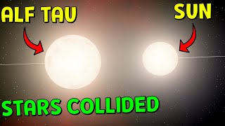 Sun VS Star Alf Tau  Universe Sandbox [upl. by Yrehc]