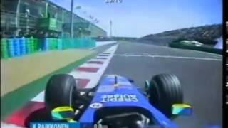 F1 MagnyCours 2001  Kimi Raikkonen Onboard [upl. by Mitchael]