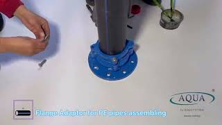 Flange Adaptor for PE pipes assembling [upl. by Linneman198]