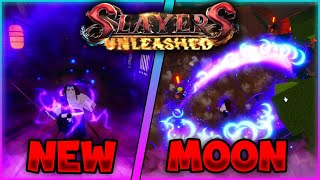 THIS DEMON SLAYER GAME HAS THE BEST MOON BREATHING  Slayers Unleashed 2023 Update  NEW CODES [upl. by Mook996]