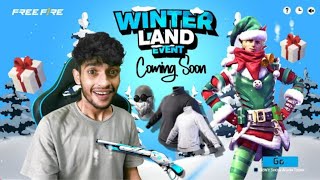 WINTERLAND 2024 EVENT COMING SOON ❄️ Garena Free Fire [upl. by Heindrick365]