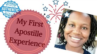 MY FIRST APOSTILLE EXPERIENCE Illinois Notary Solopreneur [upl. by Naedan]