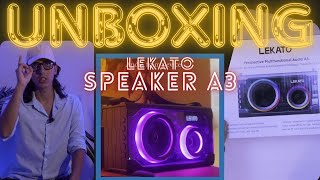 Unboxing Lekato Speaker A3 [upl. by Nare]