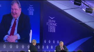 Ο Ευάγγελος Βενιζέλος στο Delphi Economic Forum 2022  Ράδιο Θεσσαλονίκη 945 [upl. by Tips684]