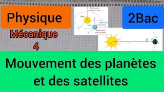 mouvement des planètes et des satellites 2Bac الثانية بكالوريا [upl. by Micco]