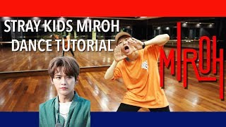 Stray Kids quotMIROHquot Dance Tutorial  Full w Mirror Charissahoo [upl. by Ja]