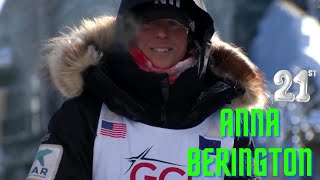 Iditarod 2024  Anna Berington 21th [upl. by Ahsatsana541]