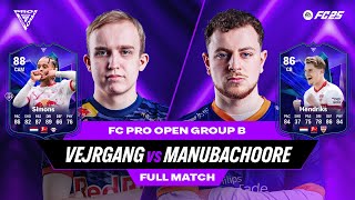 A new chapter in the RIVALRY  Vejrgang v ManuBachoore  FC Pro Open  Full Match [upl. by Vezza]