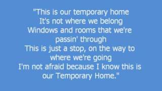 Temporary Home  Carrie Underwood w lyrics [upl. by Gearhart973]