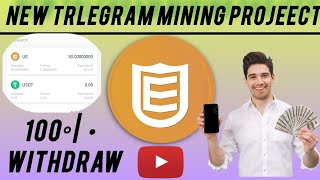 NEw telegram mining project withdrawal proof [upl. by Nirual]