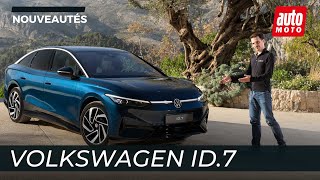 Volkswagen ID7  rencontre avec la berline électrique [upl. by Laohcin980]