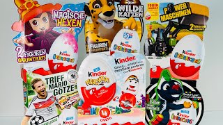 Распаковка старых киндер сюрпризов четверок Old Kinder Surprise Unboxing 4pacs [upl. by Moraj]