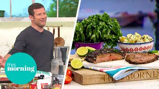 Dermot Takes Over The Kitchen To Make His Special Carne Asada  This Morning [upl. by Imena294]