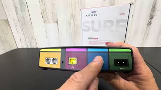 ARRIS SURFboard SBG7400AC2 DOCSIS 3 0 Cable Modem amp AC2350 Wi Fi Router Review [upl. by Salem]