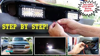 How To Wire Up amp Install LED Light Bars [upl. by Anicul]