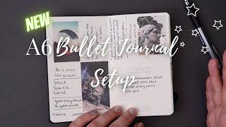 A6 Leuchtturm Bullet Journal Setup  Minimalist Planner [upl. by Iohk765]