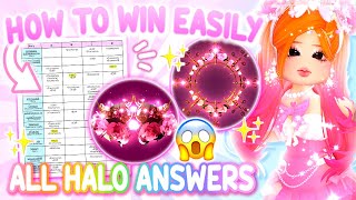 💗ALL NEW HALO ANSWERS How To WIN Everfriend 2024 Halo EASILY 👑ROBLOX Royale High Campus 3 Tea Spill [upl. by Suhpesoj447]