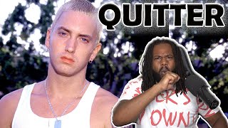 FIRST TIME HEARING Eminem feat D12  Quitter REACTION  Everlast Diss [upl. by Douglas]