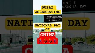 Dubai Celebrating ChinaNational Day china dubai shorts [upl. by Hsetim]