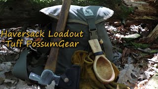 Tuff Possum Gear Minimalist Haversack Loadout [upl. by Oirretno]