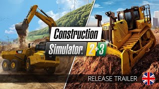 Construction Simulator 23  Switch Edition – Release Trailer EN [upl. by Madeleine]