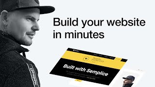 How to Build Your Personal Website with Semplice tutorial 🔥 [upl. by Nnaul]