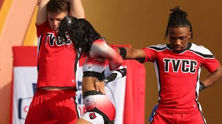 TVCC CHEER DAYTONA ROUTINE 2023 shorts cheerleader cheer stunts tvcc daytonabeachflorida [upl. by Sella]