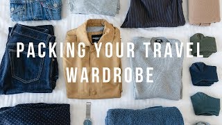 Travel Wardrobe  What To Pack For Vacation [upl. by Htabmas]