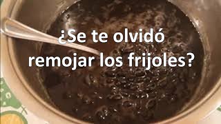 Cómo Ablandar los Frijoles Rápido SIN remojar Cocer Frijoles de Olla Fácil [upl. by Sink]