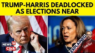 2024 US Election Showdown Trump And Harris NeckAndNeck As Early Voting Kicks Off  N18G [upl. by Whiffen]